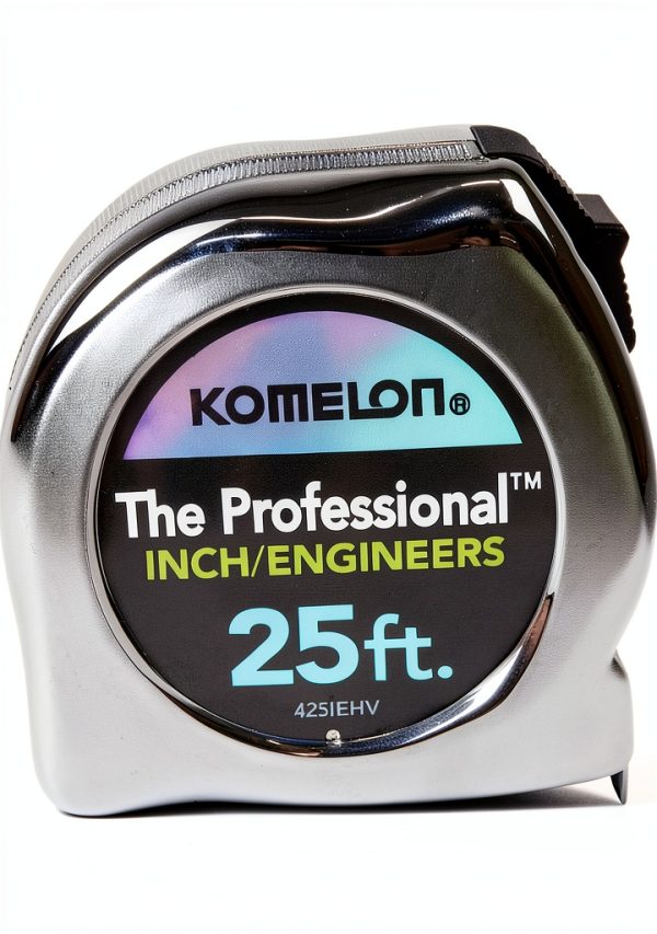 Komelon Tape Measure High Visibility Nylon Blade Slide Lock-1