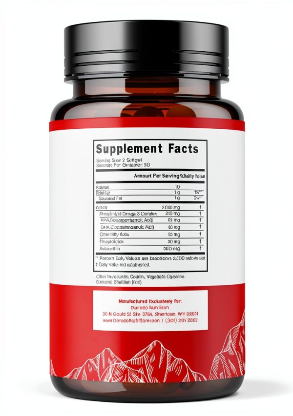 Dorado Nutrition Antarctic Krill Oil Omega-3 Supplement-1