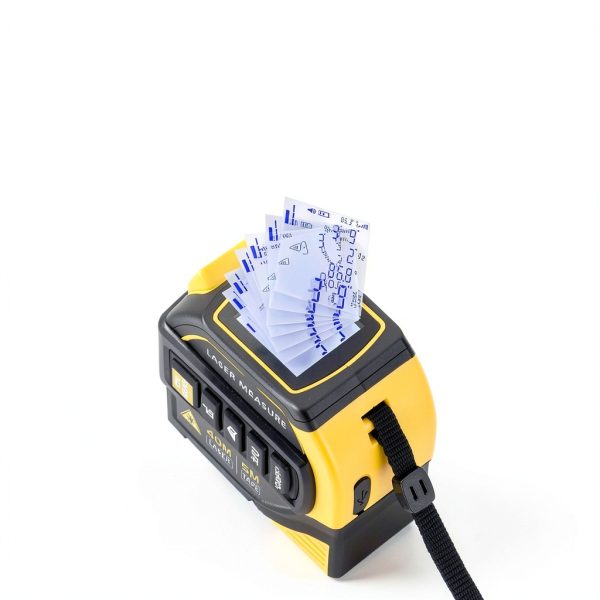 Edovaf Laser Tape Measure 130ft High Precision Self Locking-5