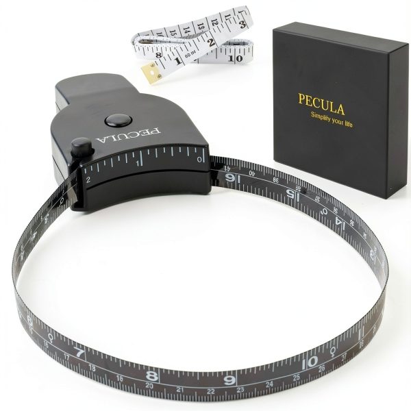 PECULA Body Measuring Tape Retractable Dual Scale Design-0