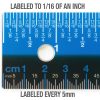 Victor 12 Inch Ruler Plastic Steel Flexible Construction-1