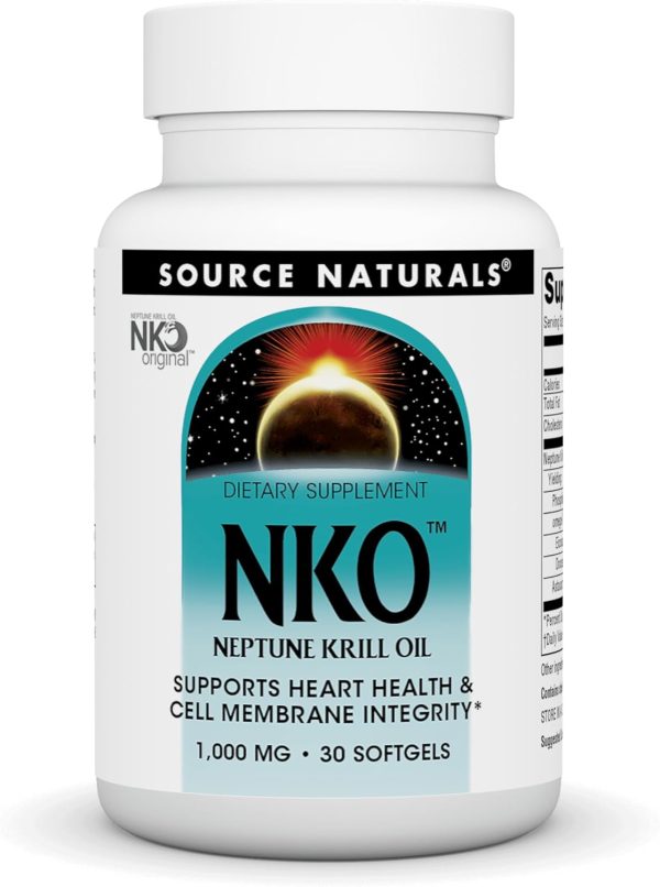 Source Naturals Krill Oil NKO Omega 3 Phospholipids-0