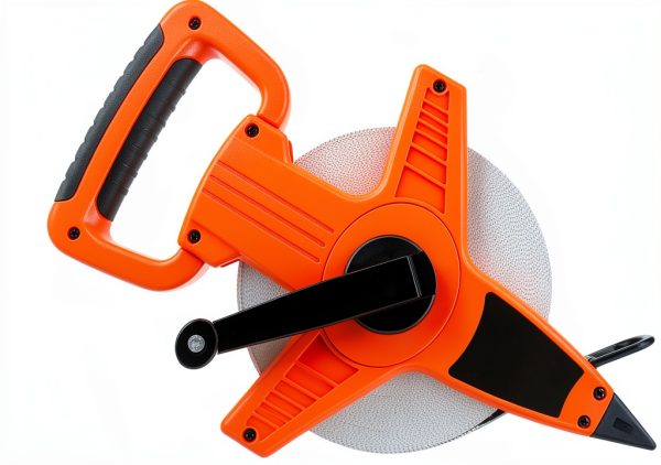 Amazon Basics Measuring Tape Reel Orange 100 Foot Fiberglass-4