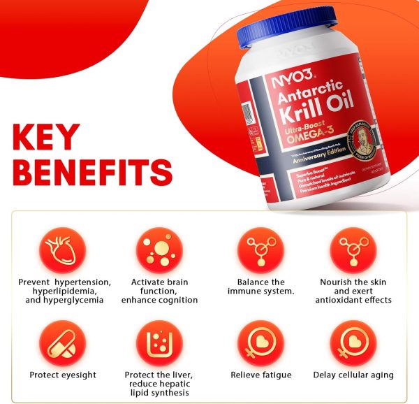 NYO3 Krill Oil Omega-3 Supplement High Phospholipid Brain-3