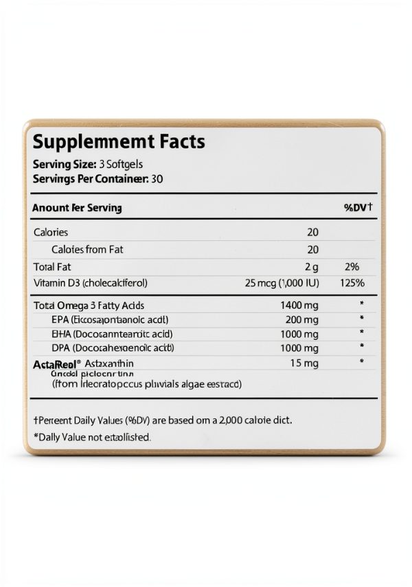 OmegaKrill High DHA Fish Oil Softgels Heart Brain Support-1