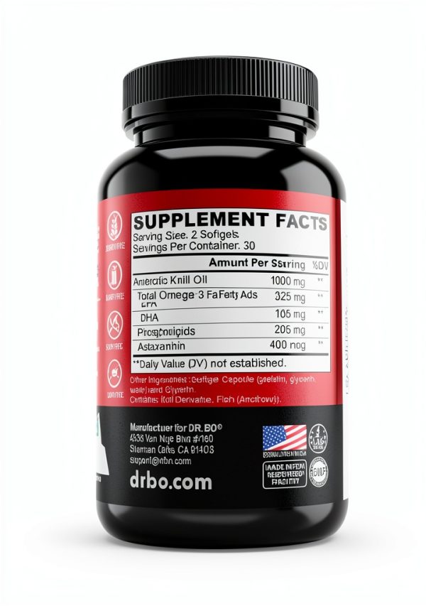 Antarctic Krill Oil Omega 3 Supplements for Brain Joint-8