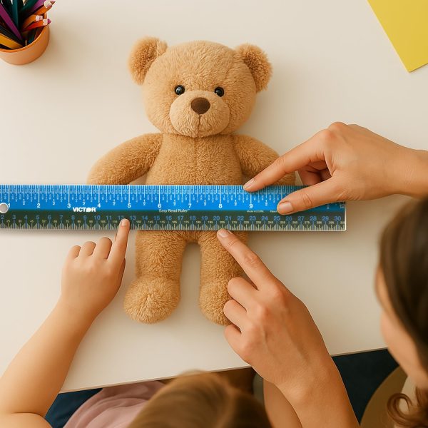 Victor 12 Inch Ruler Plastic Steel Flexible Construction-2