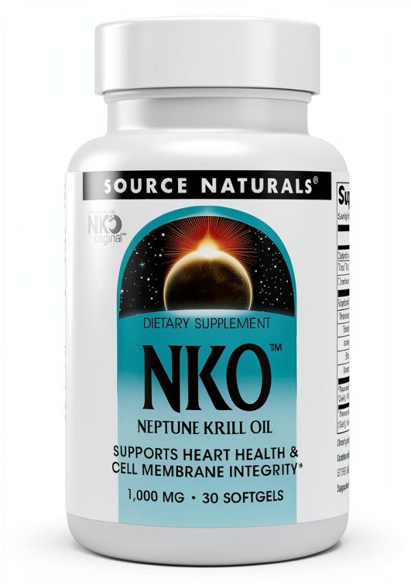 Source Naturals Krill Oil Supplement NKO Omega 3 Softgels-0