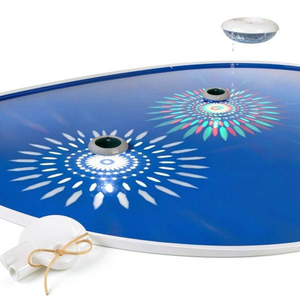 LENONE Solar Floating Pool Lights White Modern LED-5