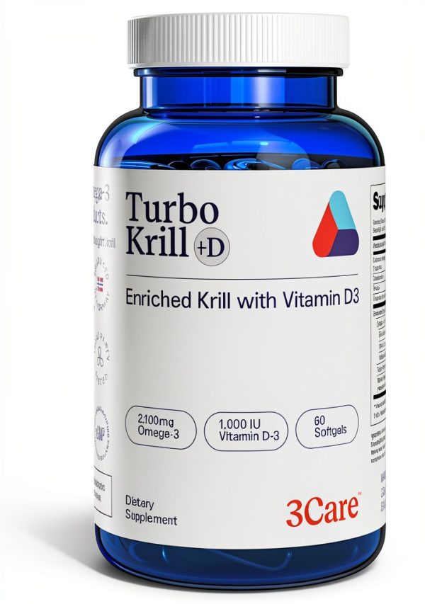 Krill Oil Supplement High Omega3 EPA DHA Vitamin D-0