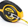 DEWALT Tape Measure 100ft Yellow Durable Rubber Case-3