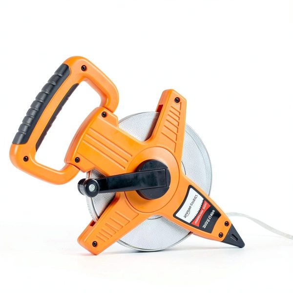 Amazon Basics Measuring Tape Reel Orange 100 Foot Fiberglass-5