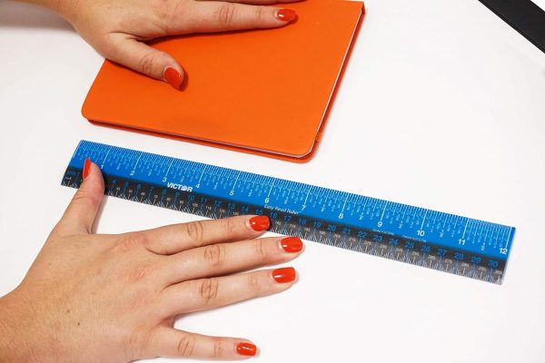 Victor 12 Inch Ruler Plastic Steel Flexible Construction-4