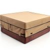 ULTCOVER Hot Tub Cover Brown Polyester Square-1