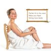 TOLHYUN Sauna Backrest Natural Wood Ergonomic-1