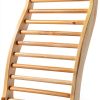 TOLHYUN Sauna Backrest Natural Wood Ergonomic-0
