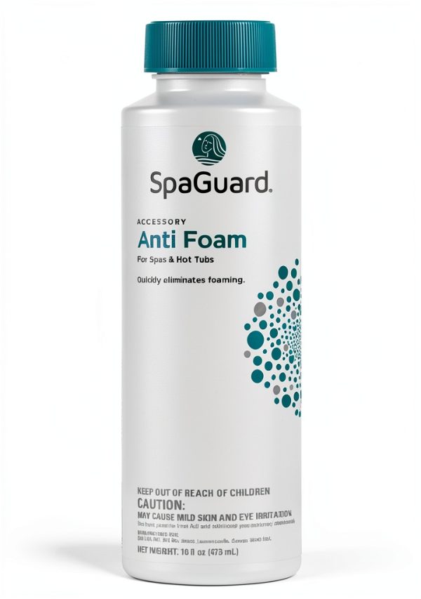 SpaGuard Anti Foam Hot Tub Cleaner 1 Pint Liquid Quick Foam Removal-0
