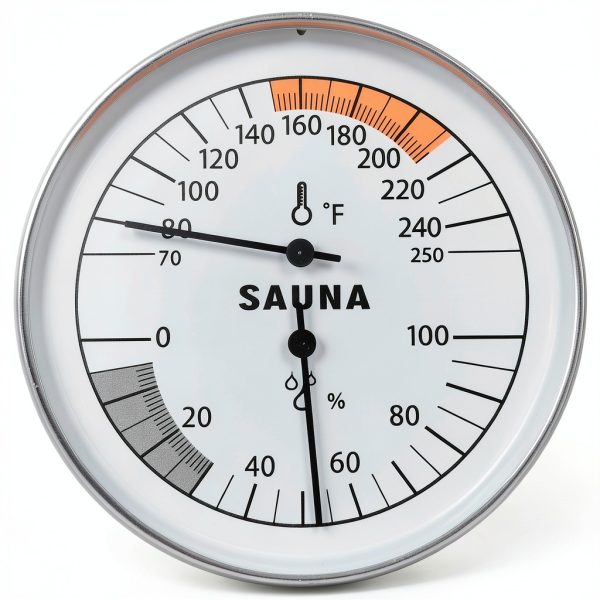 Sauna Thermometer Globotech SAUNA X22 Analog Hygrometer 70-250°F-8