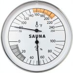 Sauna Thermometer Globotech SAUNA X22 Analog Hygrometer 70-250°F-0