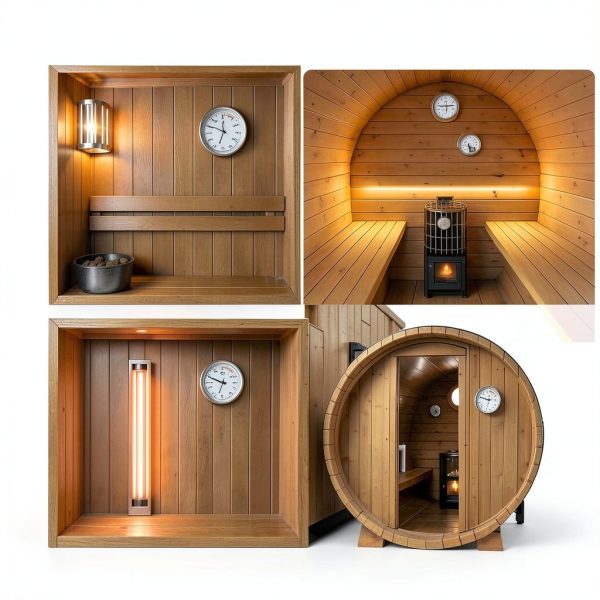 Sauna Thermometer Globotech SAUNA X22 Analog Hygrometer 70-250°F-4