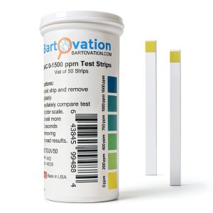pH Test Strips Bartovation High Range QAC Desiccant Vial Pack-0