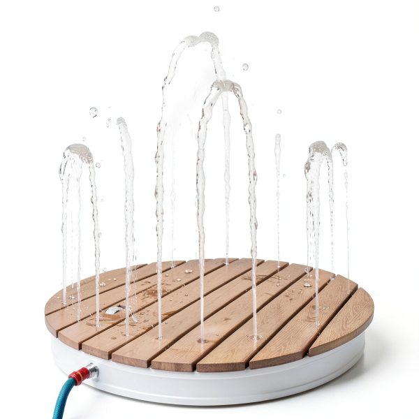 Portable Camping Shower Bsteciar Adjustable Height Non‑Slip Foot Wheel-2