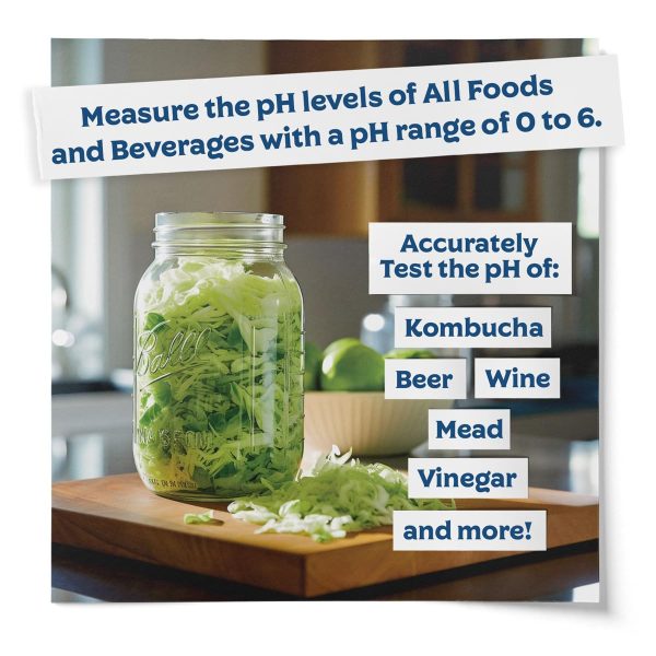 Kombucha pH Test Strips Fermentaholics 15ft Roll 180 1‑inch Strips-7