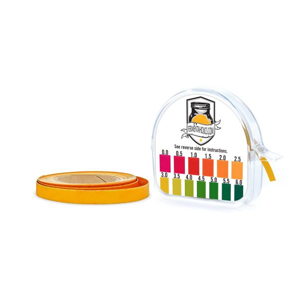 Kombucha pH Test Strips Fermentaholics 15ft Roll 180 1‑inch Strips-4