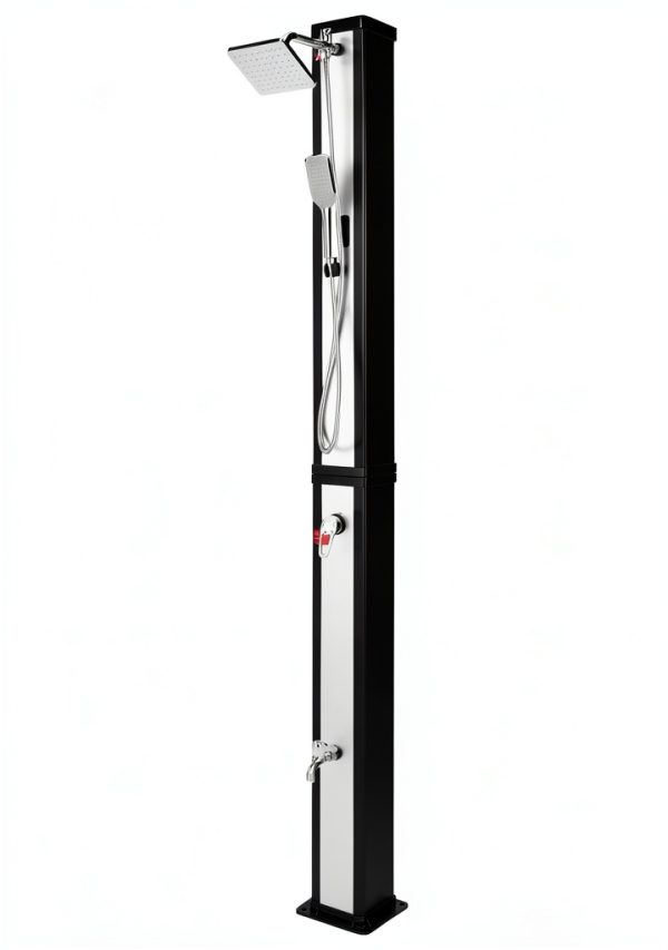 Solar Heated Shower VINGLI 10.6 Gallon with Handheld & Foot Tap-0