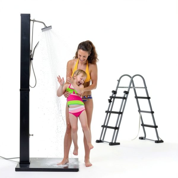 Solar Shower VINGLI 11 Gallon Shower with Handheld Head & Foot Tap-6