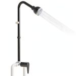 Outdoor Shower Kit Kitpop Matte Black Stainless Steel Wall-Mount Set-0
