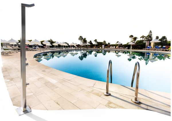 Bondi 316 Marine Grade Stainless Steel Outdoor Shower Panel-No Rust! Perfect for Swimming Pools, Backyards, Beach Houses, Resorts. Hot & Cold Water Connections, Wall Mounted or Freestanding Options.-8