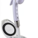 Recessed Shower Scandvik 12107 Classic White Outdoor with 6ft Hose-0