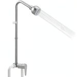 Outdoor Shower Kit Kitpop Brushed Nickel High Pressure Valve KP-OSBN8F-0